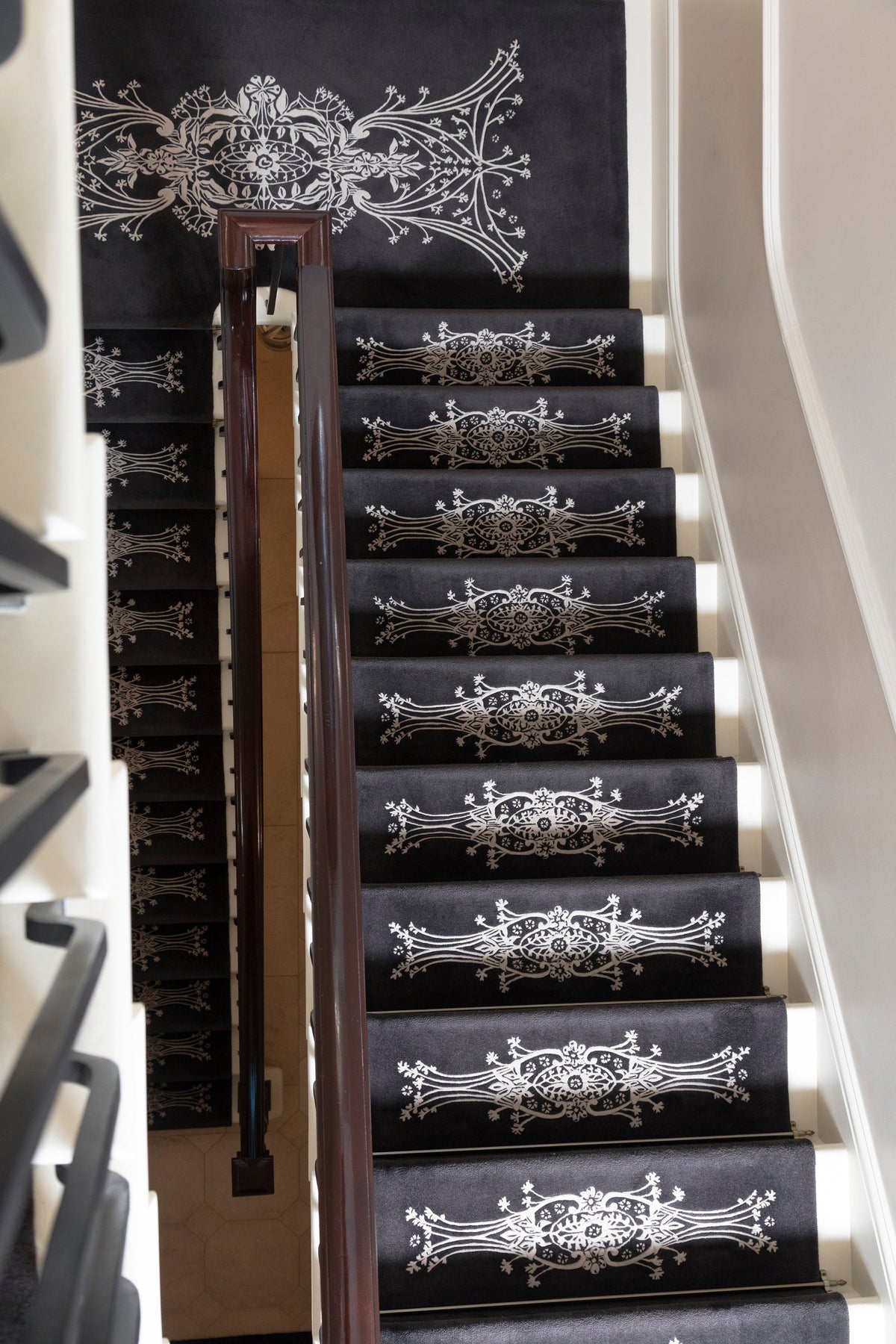 Custom Stair Runner by Catherine Martin