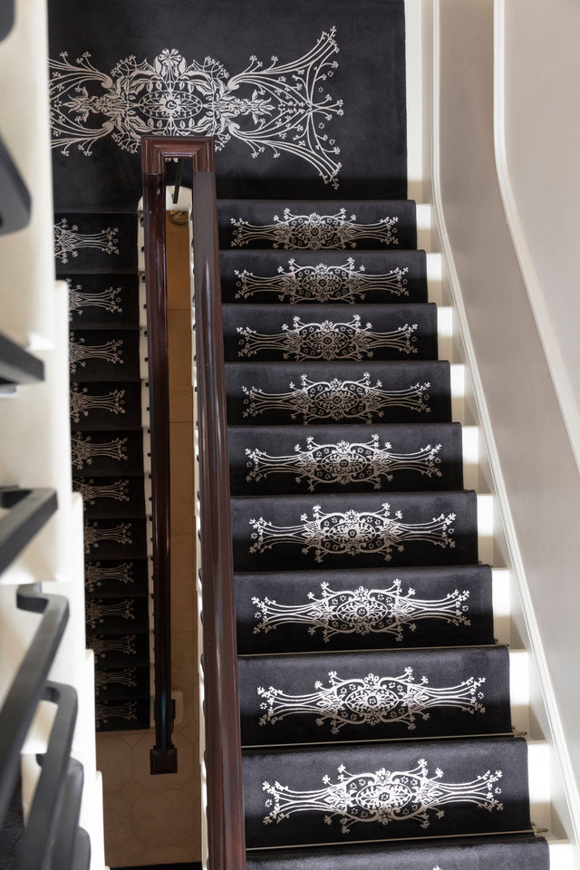 Custom Stair Runner by Catherine Martin