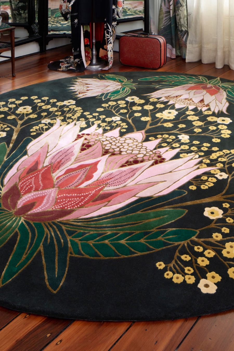 Pink and Green Rugs