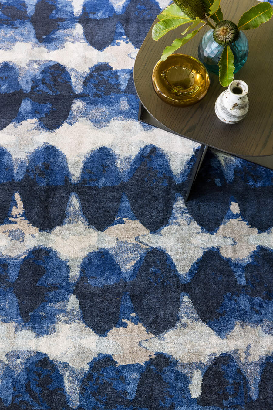 Blue and White Rugs