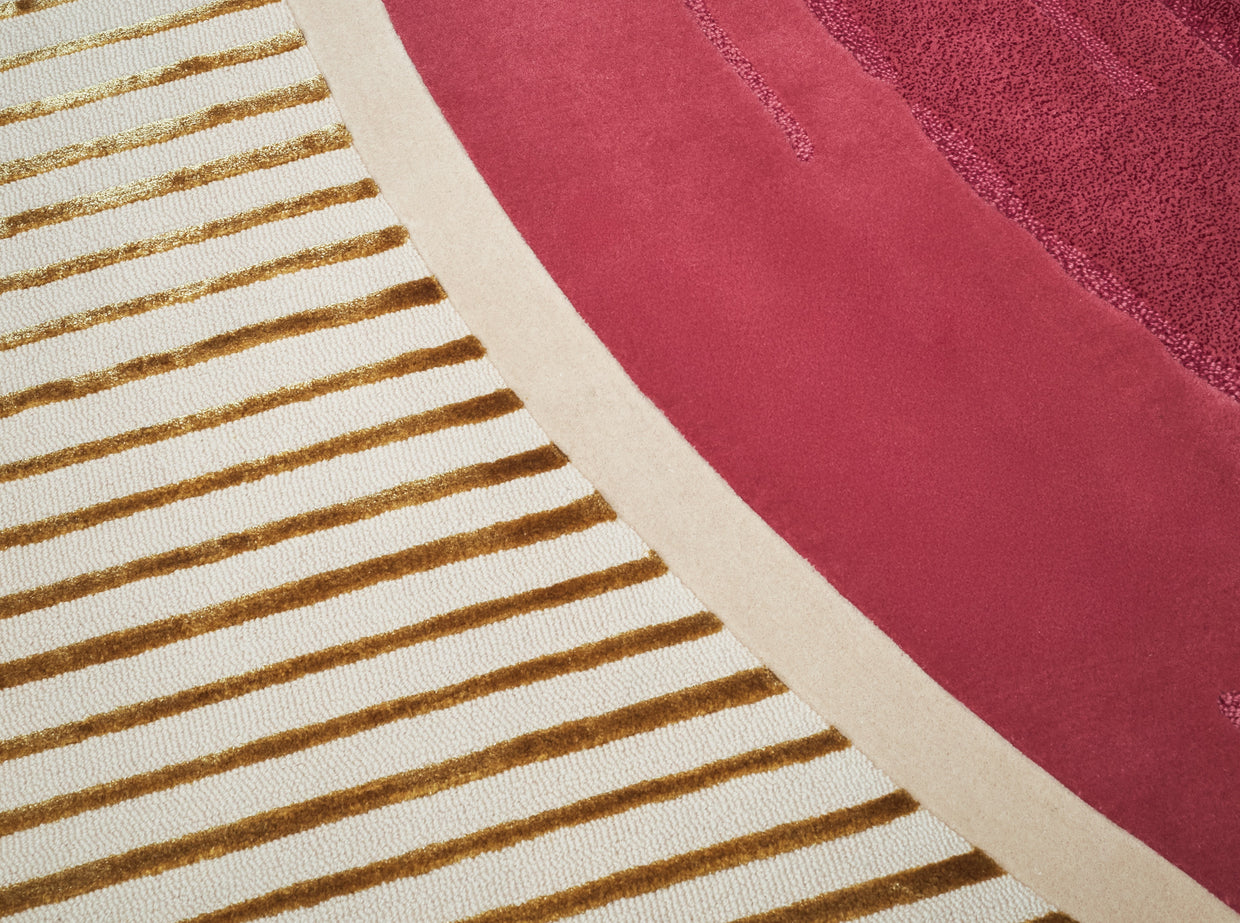 Bamboo viscose pile in scattered colour