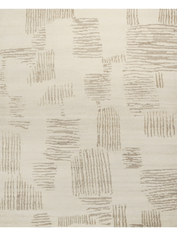 image of the Valais cream rug designed by designer rugs
