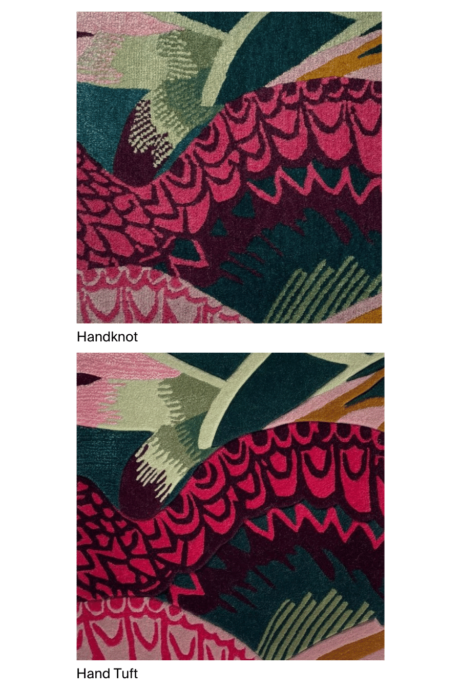 Flamboyance  Hand Tufted