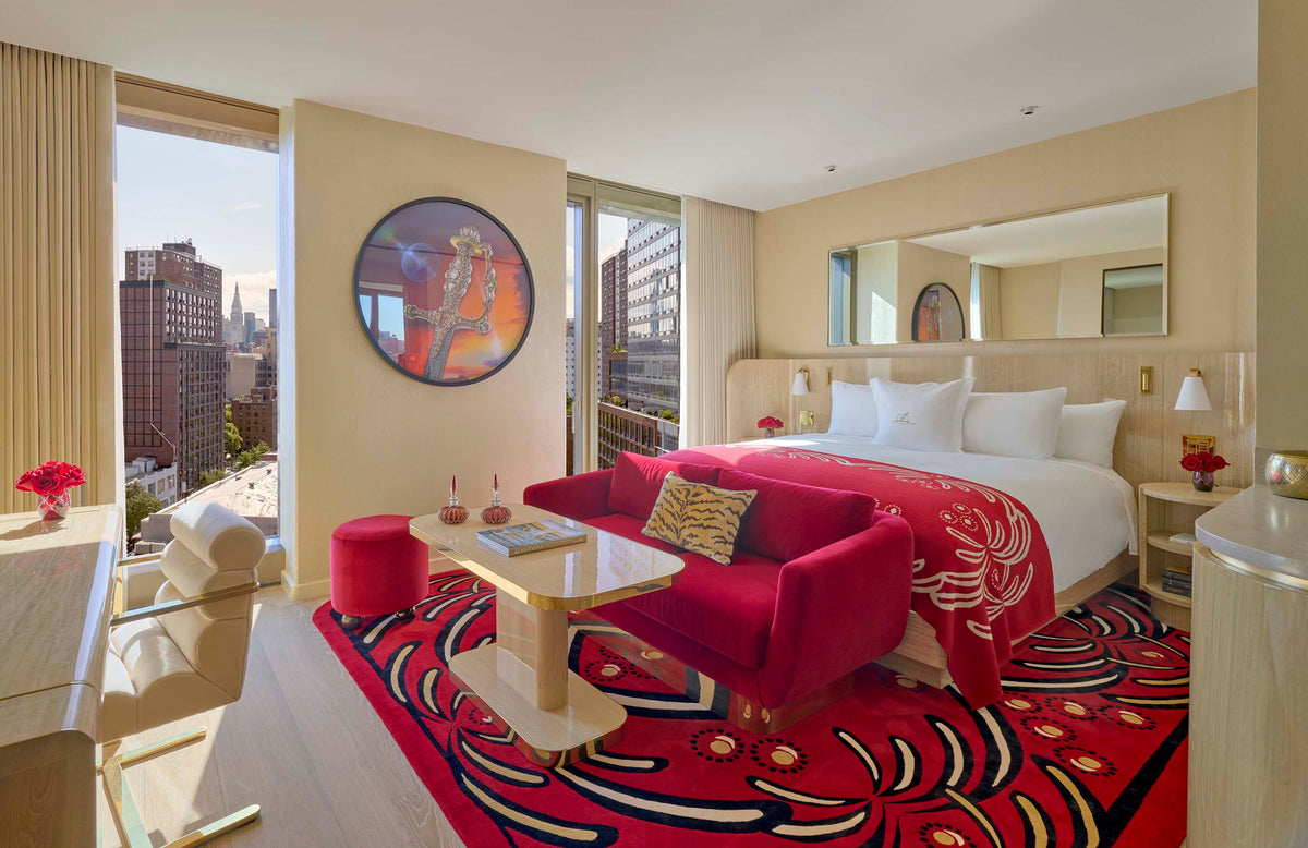 image of the Rockpool Red Rug Designed by House Of Heras