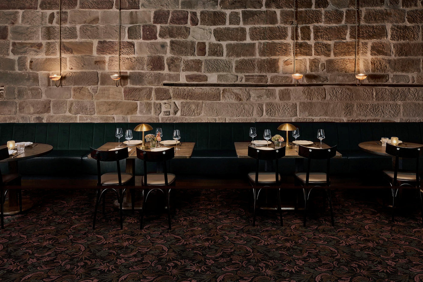 location image of the Grappa dark night Axminster carpert designed by house heras