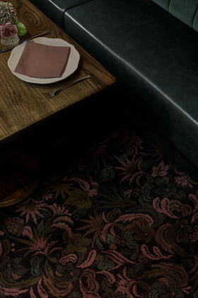 location image of the Grappa dark night Axminster carpert designed by house heras