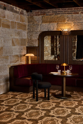 location image of the Webbed Bronze- Axminster carpert designed by house heras