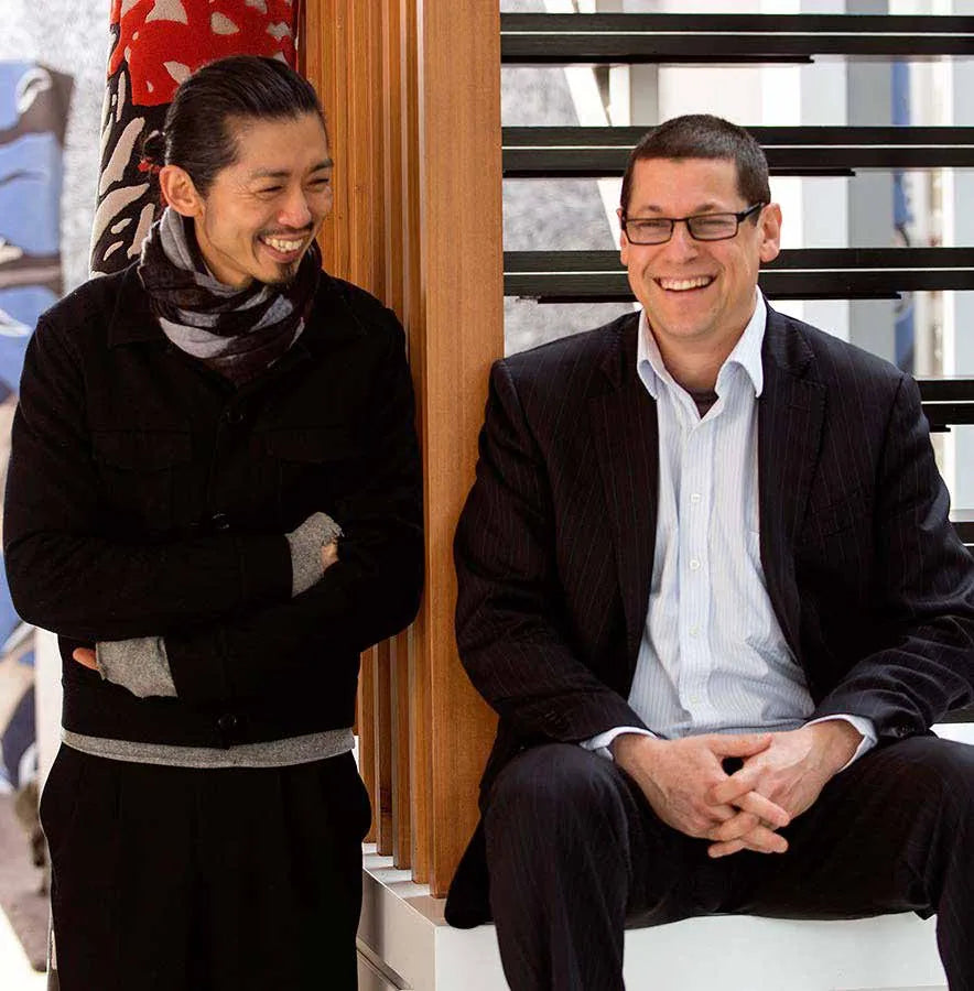 Yosi Tal with collaborator Akira Isogawa