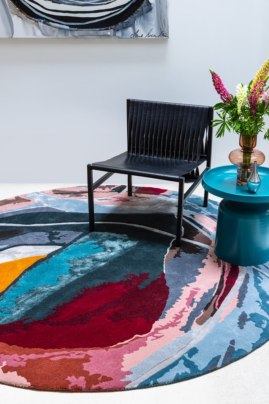 Nocturn round rug