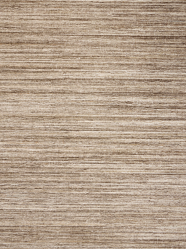 Overhead image of the Cove Taupe outdoor rug by Designer Rugs, showing its handloom-knotted texture and subtle taupe tones that bring warmth and elegance to outdoor spaces.