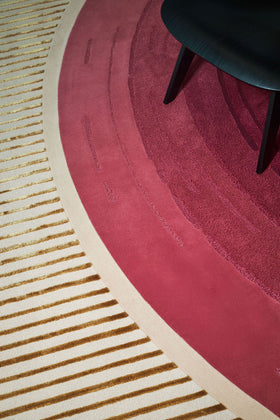 Close up image of the Zozo rug designed by Amanda-Meiklejohn