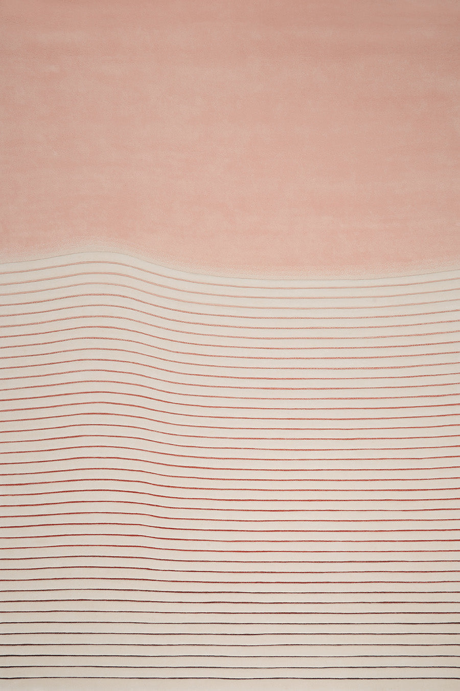 Design Rugs Contour Pink carved dimension rug