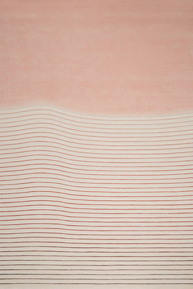Design Rugs Contour Pink carved dimension rug