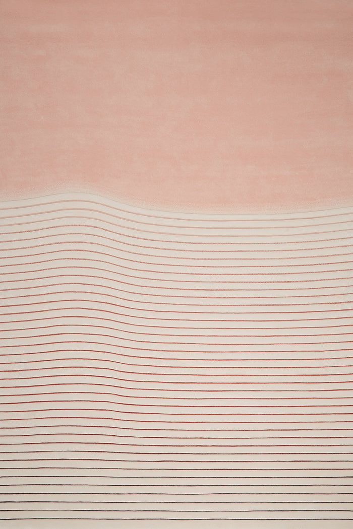 Design Rugs Contour Pink carved dimension rug
