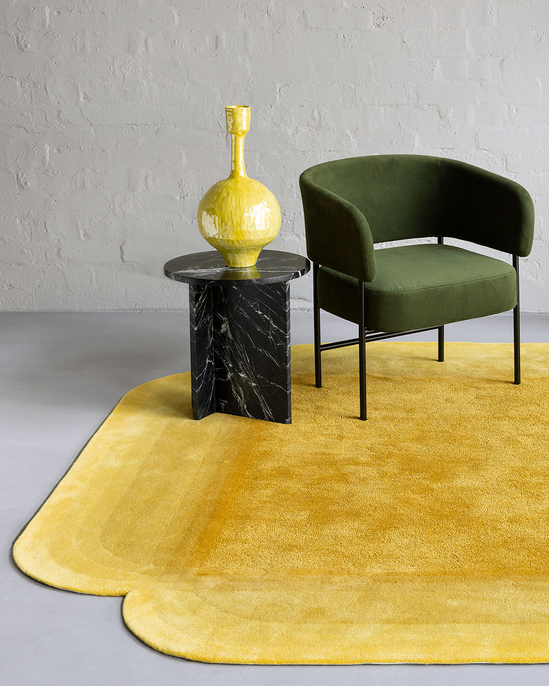 location image of Meadow Rug with yellow gradient
