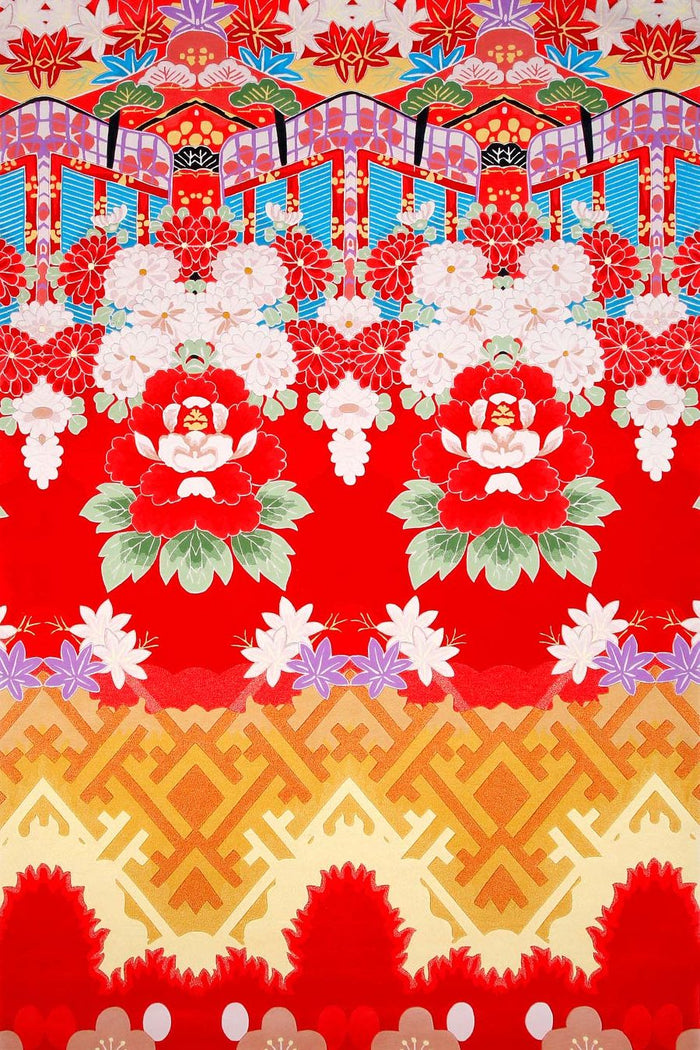 overhead of endless summer rug by camilla