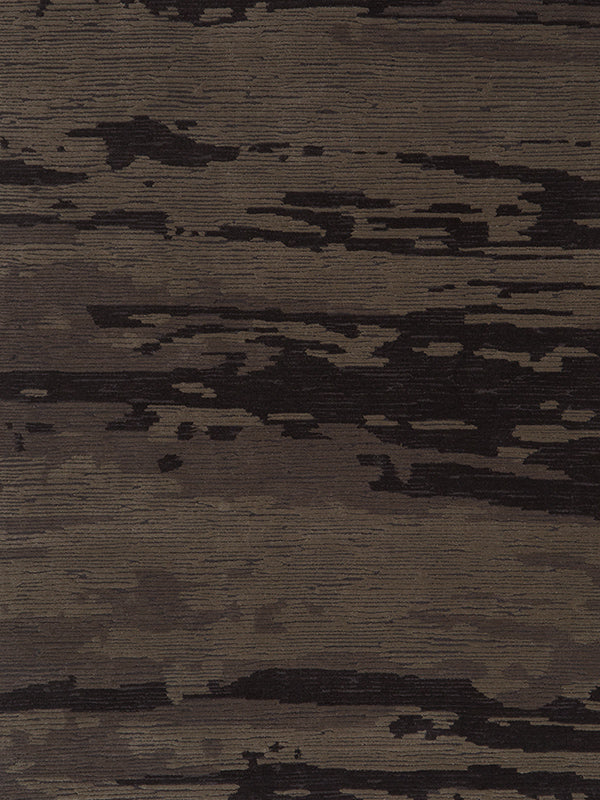 overhead image of the Rhodium dark grey rug