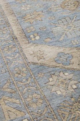 Detailed image of blue Ibiza rug