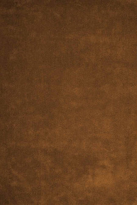Overhead view of textured Coral Cut Pile rug in brown colour