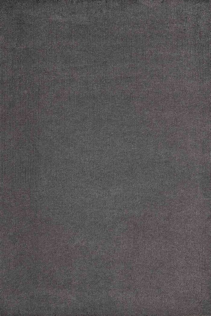 Overhead view of textured Coral Cut Pile rug in charcoal colour