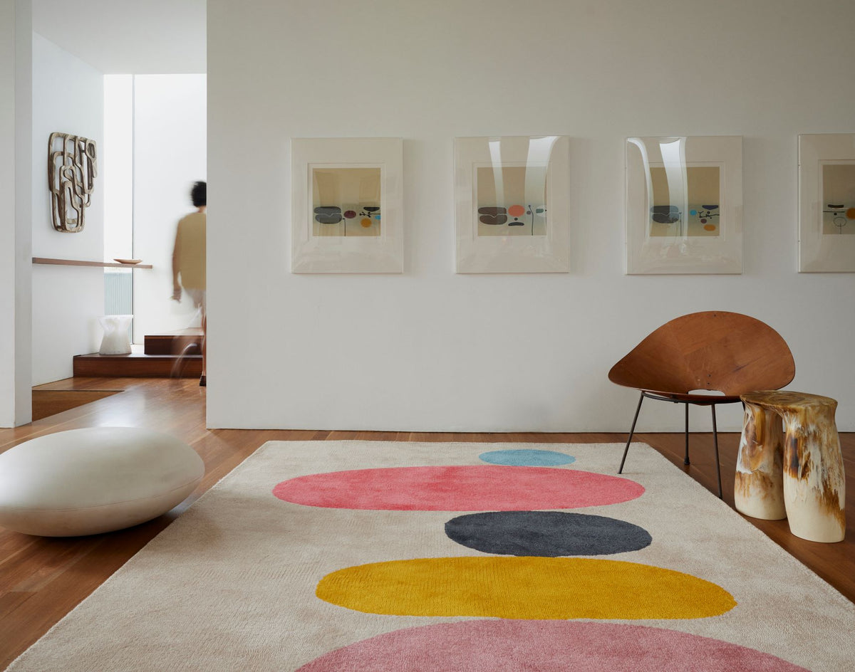 image of the pebbles rugs designed by dinosaur-designs-