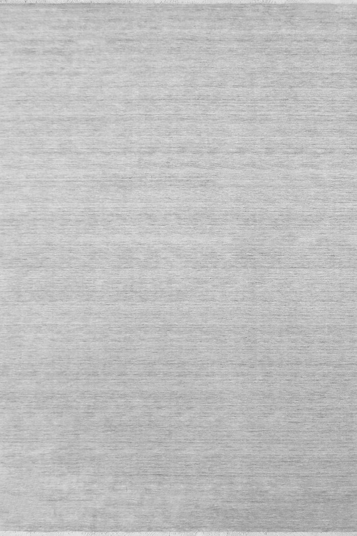 Overhead view of textured Zen rug in light grey colour