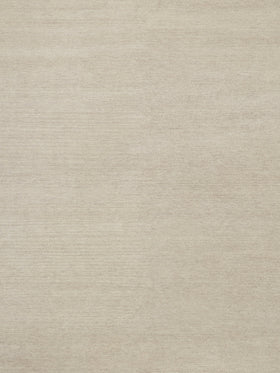 Overhead image of the Esperance handknot rug in silver