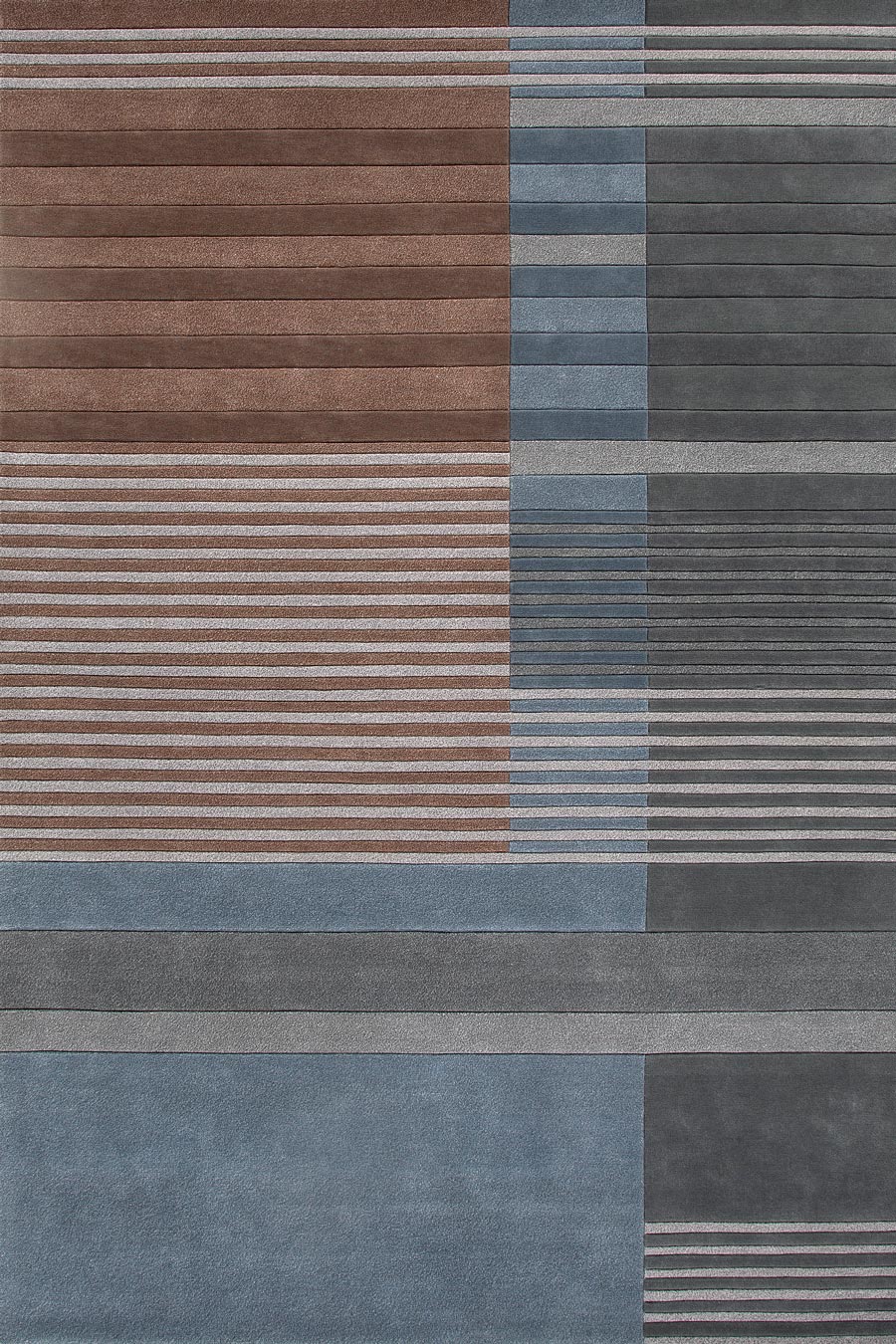 overhead image of the Straight Forward rug