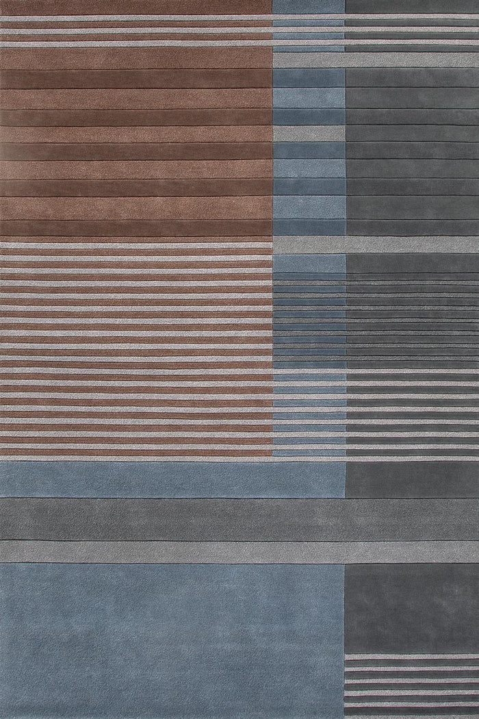 overhead image of the Straight Forward rug