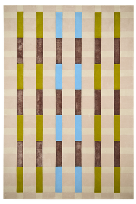 Overhead image of the Maggie rug designed by Maggie Craig
