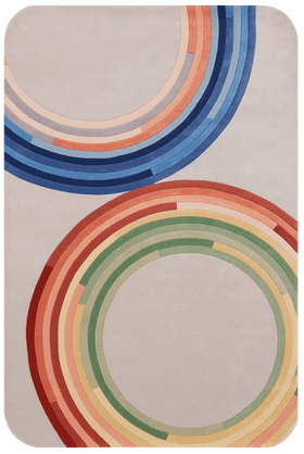 overhead of magnetic rug by gavin harris