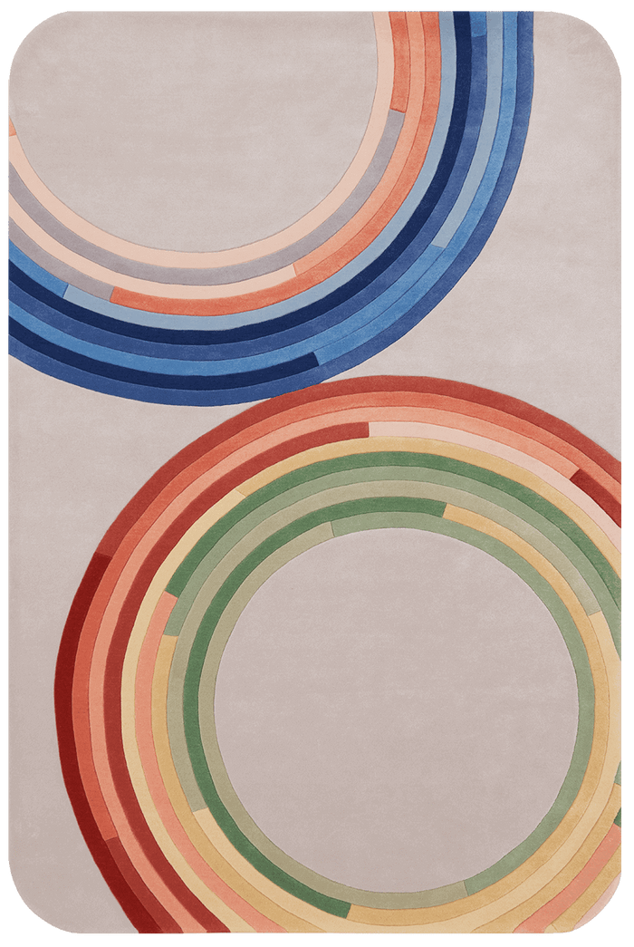 overhead of magnetic rug by gavin harris