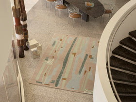 Freddo handknot rug by Greg Natale in a contemporary setting – premium designer rug featuring soft design, handknotted in wool for luxurious texture and timeless appeal