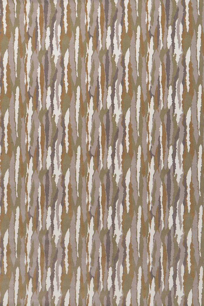 Overhead view of Drift brown patterned Axminster carpet by Greg Natale