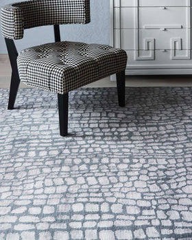 close up of hide rug by greg natale