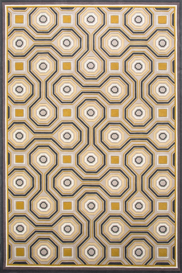 overhead of knightsbridge rug by greg natale