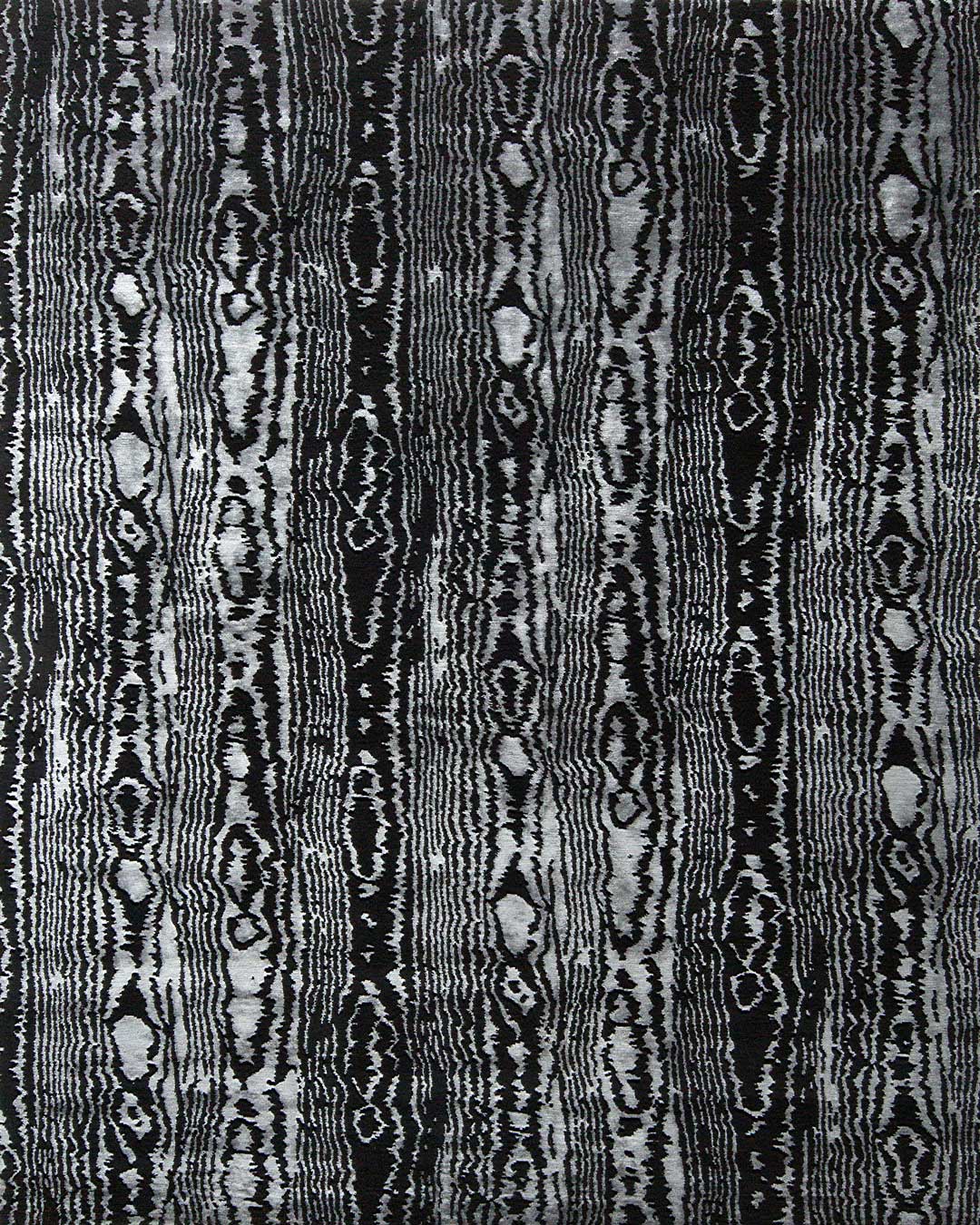 overhead of moire rug by greg natale