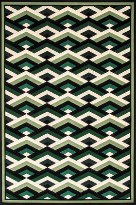 overhead of moscow rug by greg natale