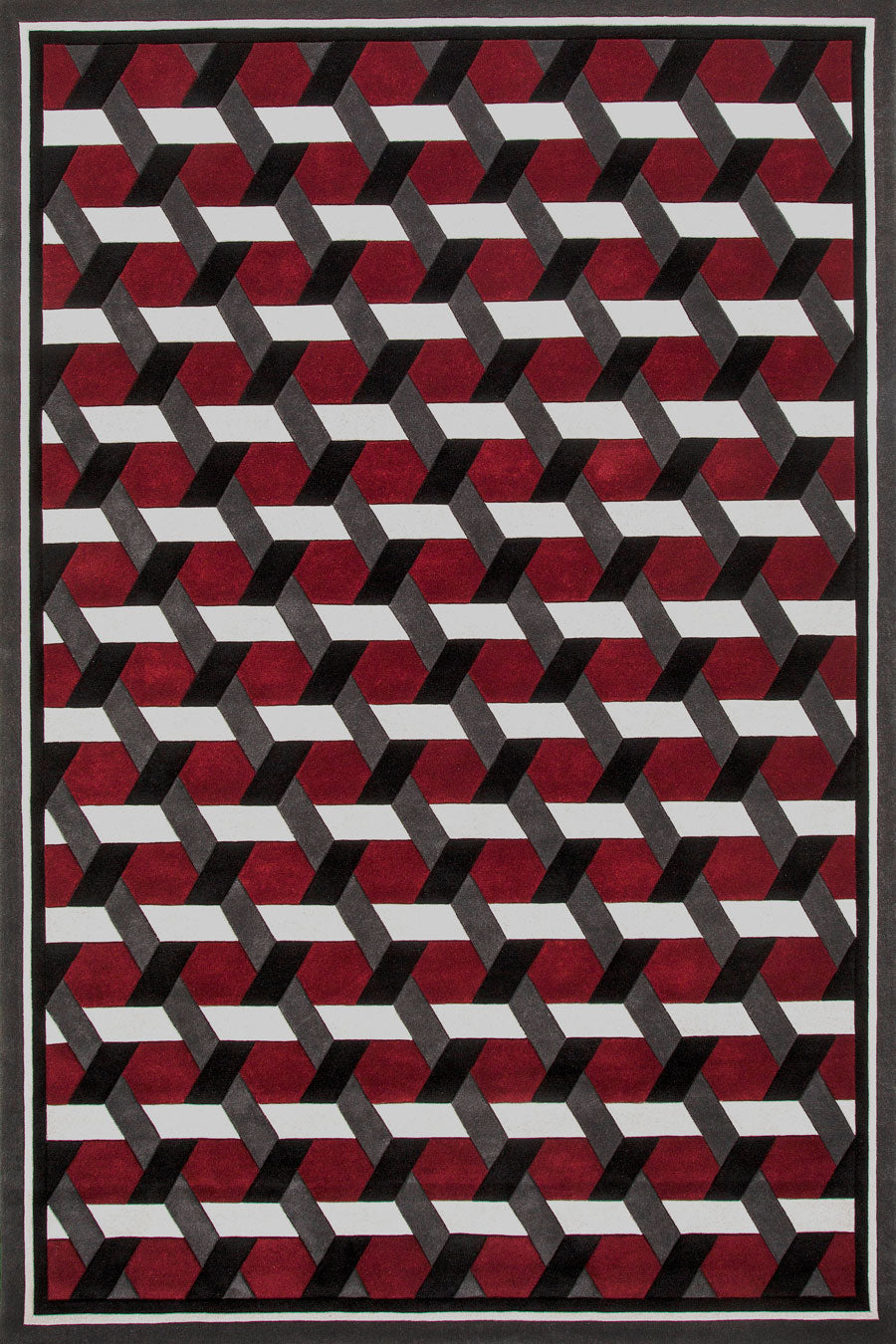 overhead of siena rug by greg natale