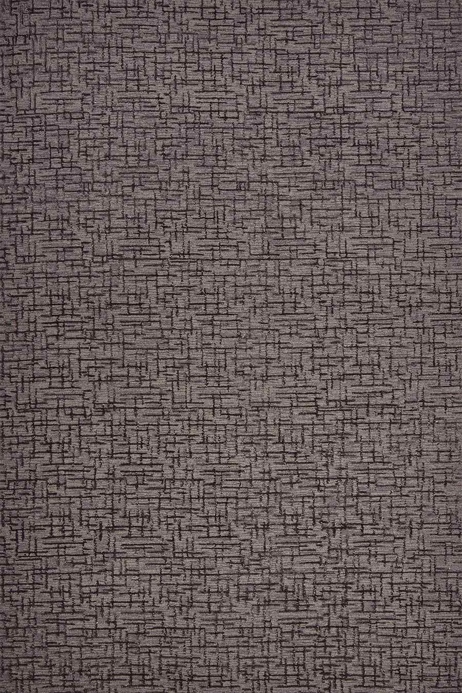 Overhead view of textured Krypton rug in charcoal grey colour