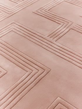 close up image of the Bowie Isabella designed by Designer rugs studio
