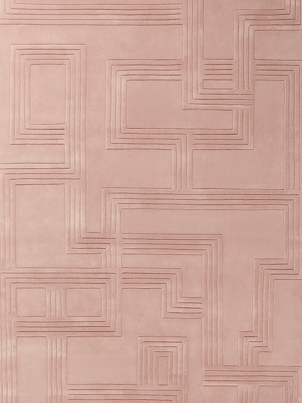 overhead image of the Bowie Isabella designed by Designer rugs studio
