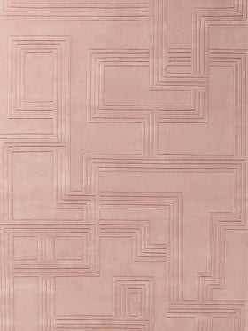 overhead image of the Bowie Isabella designed by Designer rugs studio