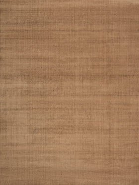 Overhead image of the Ravira peach coffee rug