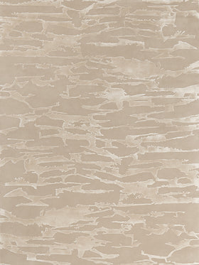 Overhead image of the Rockface wheat designed by designer rugs studio