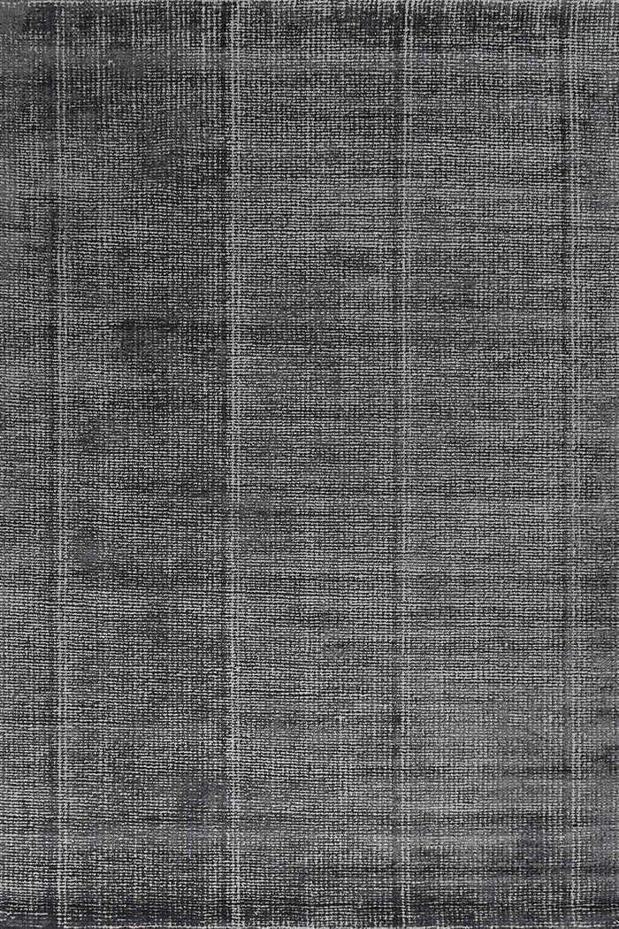 Overhead view of Tungsten rug in charcoal colour