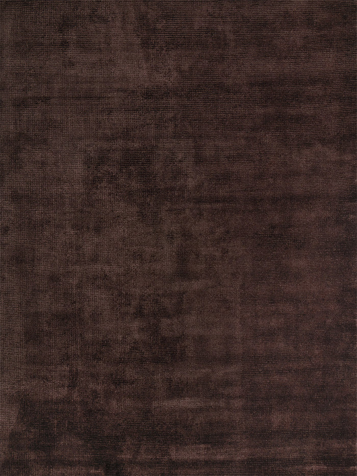 overhead of Wolfram umber texture rug