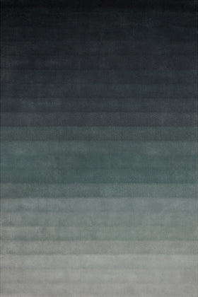 Overhead image of the Ombre Lux Storm designed by designer rugs