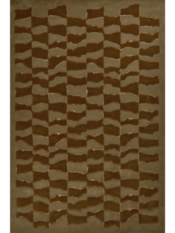 close up image of the cobblestones rug designed by designer rugs