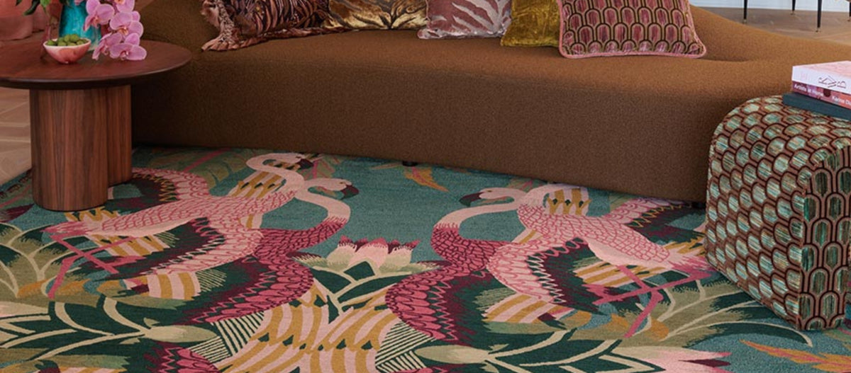 Pink and Green Rugs
